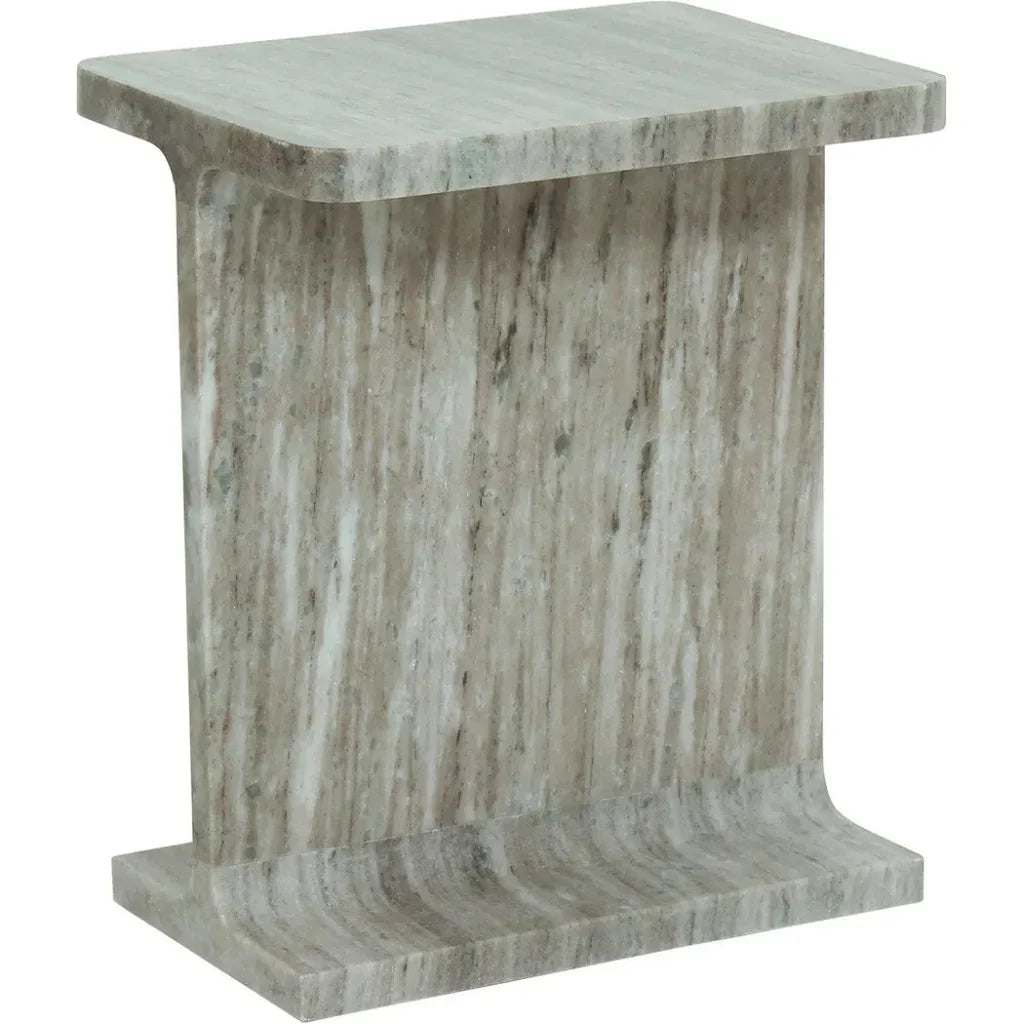 Tullia Marble Rectangular Accent Table - LOOMLAN - Moe's Home - Side Tables