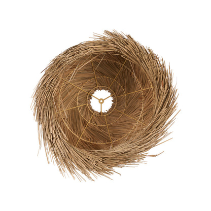 Tulum Sculptural Wood Base Table Lamp