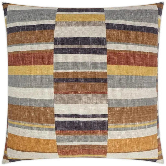 Tumbler Western Chic Abstract Brown Large Throw Pillow - LOOMLAN - D.V. Kap - Throw Pillows