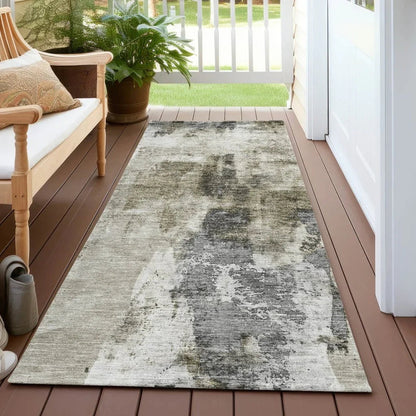 Tundra Brown Washable Indoor-Outdoor Rug-Outdoor Rugs-LOOMLAN Rugs-LOOMLAN