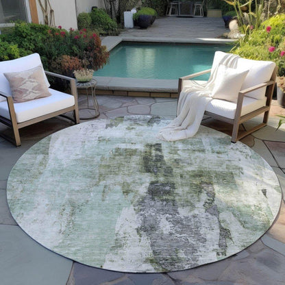 Tundra Green Washable Indoor-Outdoor Rug-Outdoor Rugs-LOOMLAN Rugs-LOOMLAN
