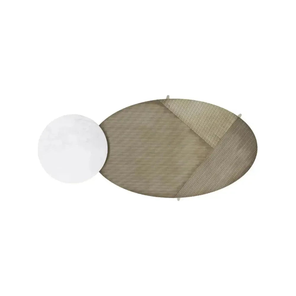 Tuner Iron Topped Oval Coffee Table - LOOMLAN - SUNPAN - Coffee Tables