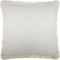 Turbo Fringe White Throw Pillow With Insert - LOOMLAN - D.V. Kap - Throw Pillows