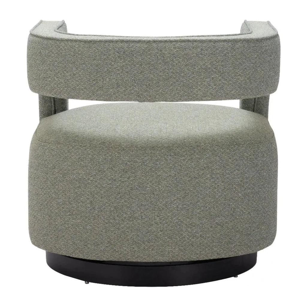 Turku Sage Green Swivel Arm Chair - LOOMLAN - Zuo Modern - Accent Chairs