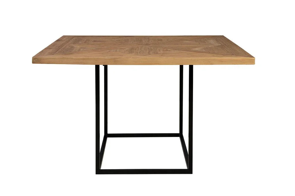 Turners Wooden Square Dining Table-Dining Tables-Furniture Classics-LOOMLAN