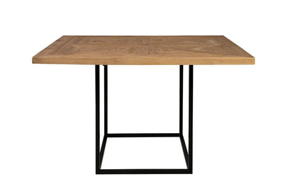Turners Wooden Square Dining Table-Dining Tables-Furniture Classics-LOOMLAN