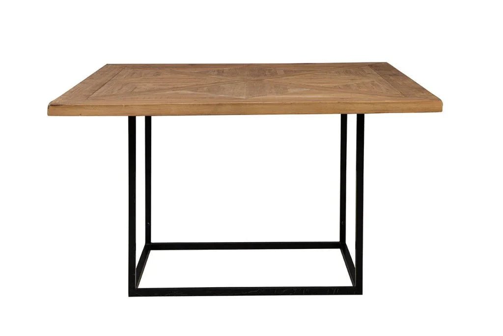 Turners Wooden Square Dining Table-Dining Tables-Furniture Classics-LOOMLAN