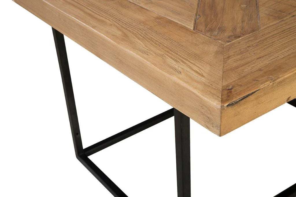 Turners Wooden Square Dining Table-Dining Tables-Furniture Classics-LOOMLAN