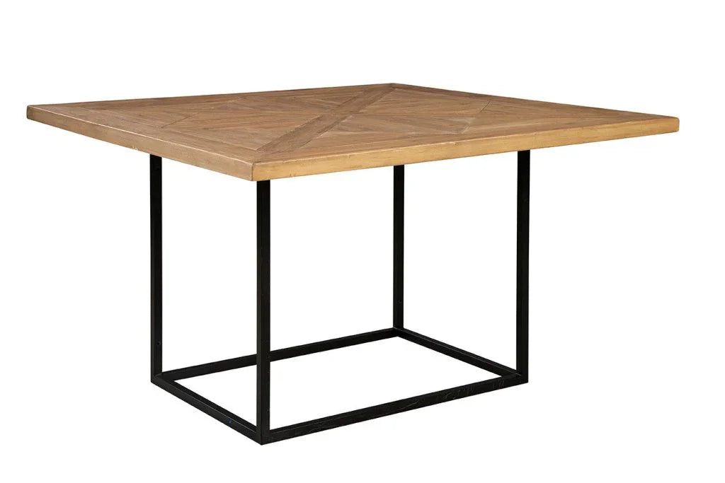 Turners Wooden Square Dining Table-Dining Tables-Furniture Classics-LOOMLAN