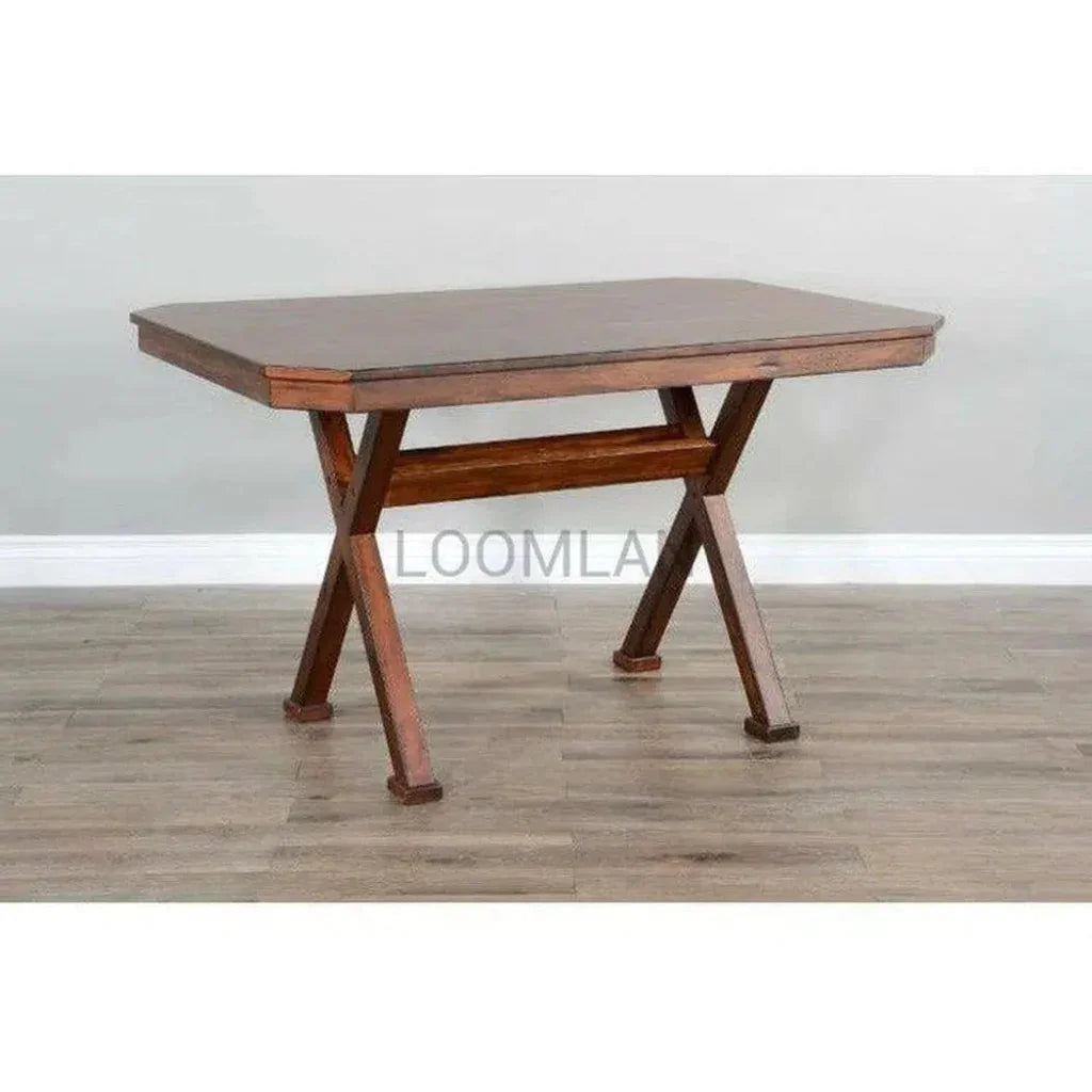 Tuscany Wooden Breakfast Nook Set With Storage Bench-Dining Table Sets-Sunny D-LOOMLAN