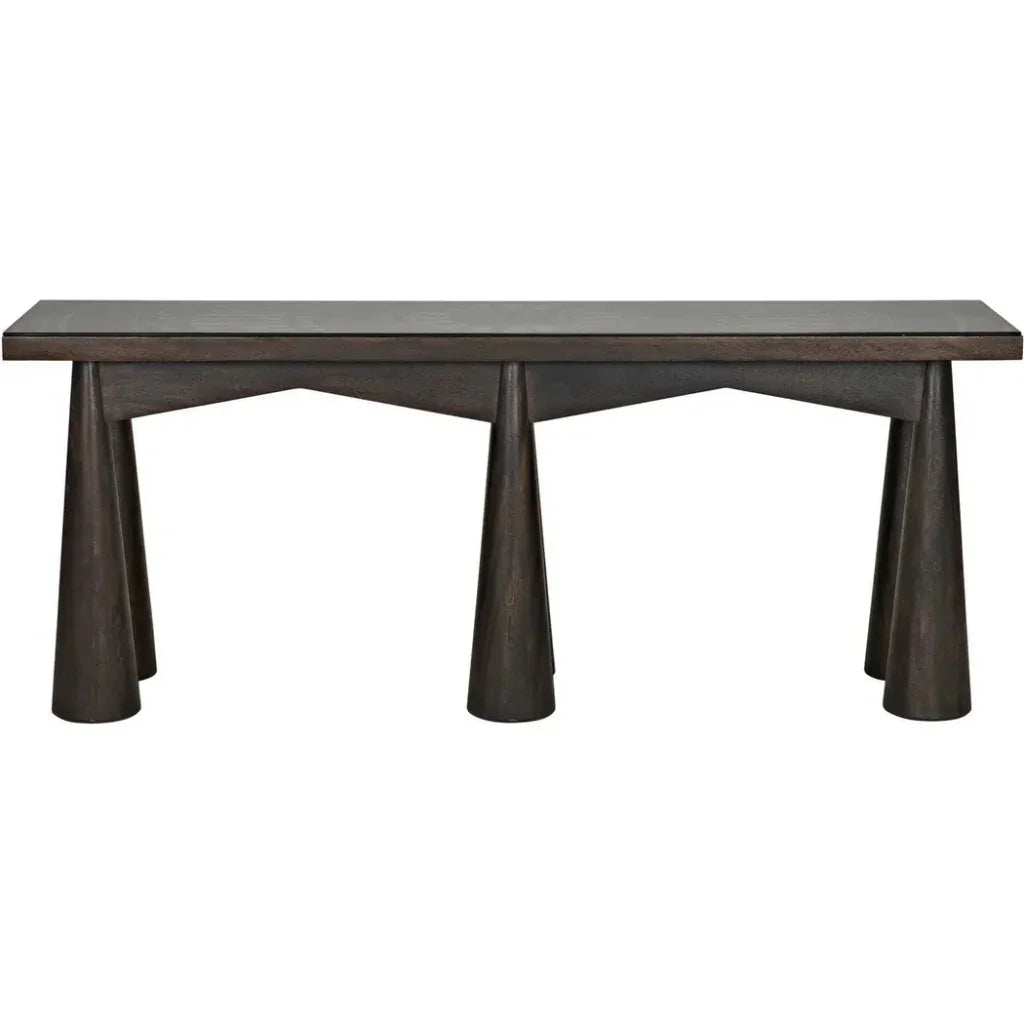 Tutankhamun Console, Ebony Walnut - LOOMLAN - Noir - Console Tables