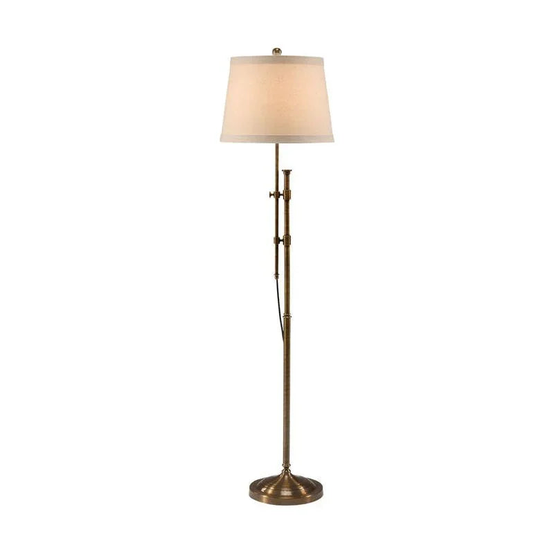 Twin Column Adjustable Floor Lamp-Floor Lamps-Wildwood-LOOMLAN