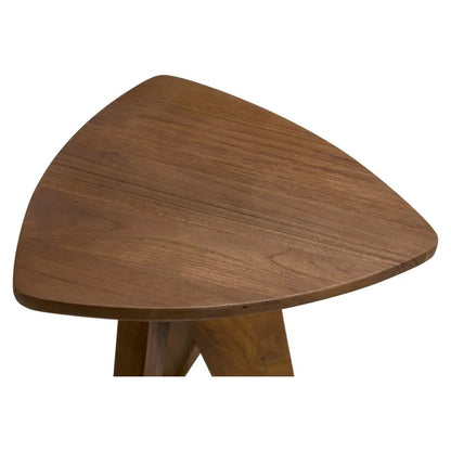 Twist Design Wooden Counter Stool