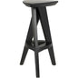 Twist Design Wooden Counter Stool