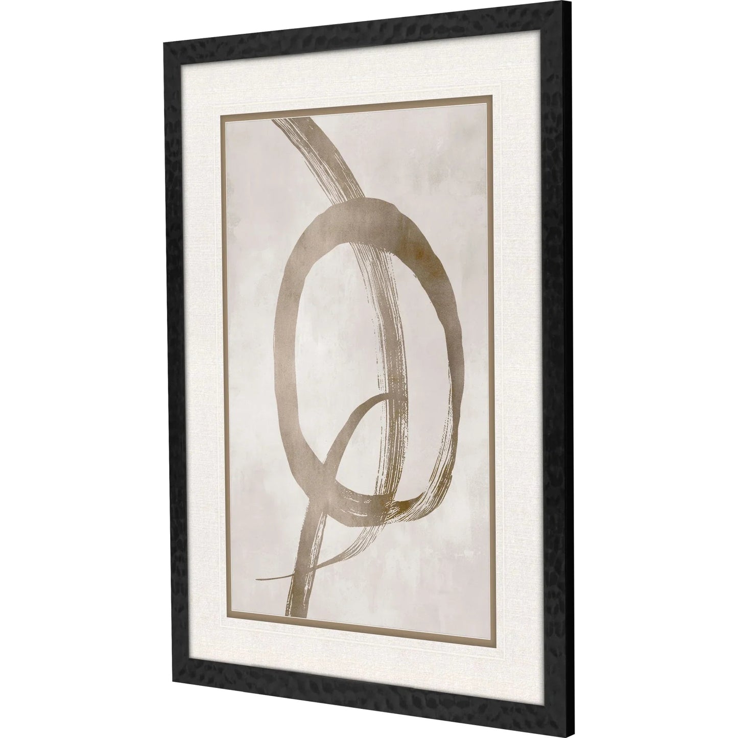 Twisting Paths Metallic Framed Wall Art