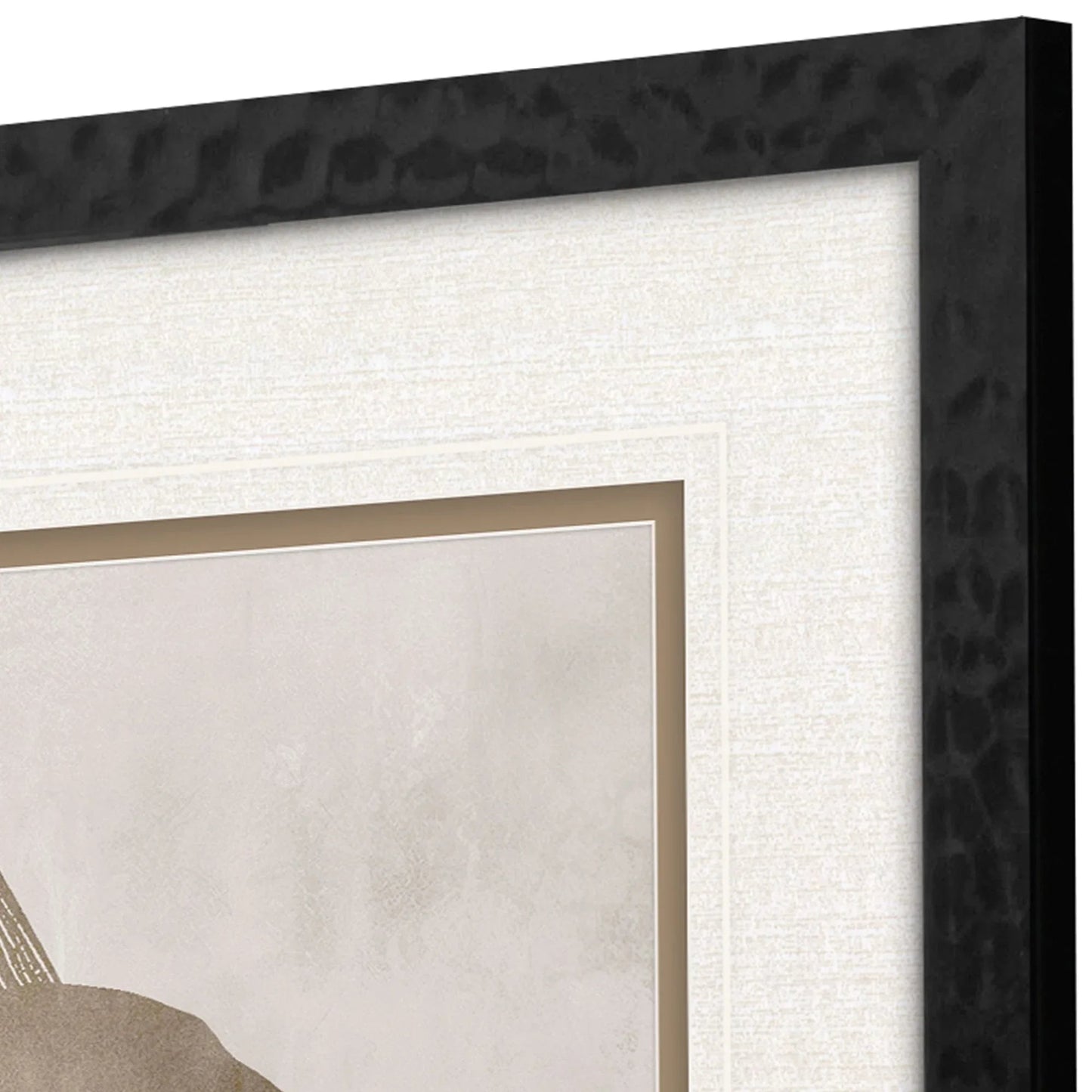 Twisting Paths Metallic Framed Wall Art