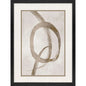 Twisting Paths Metallic Framed Wall Art