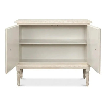 2 Door Sideboard Bright Lime White - LOOMLAN - Sarreid - Sideboards