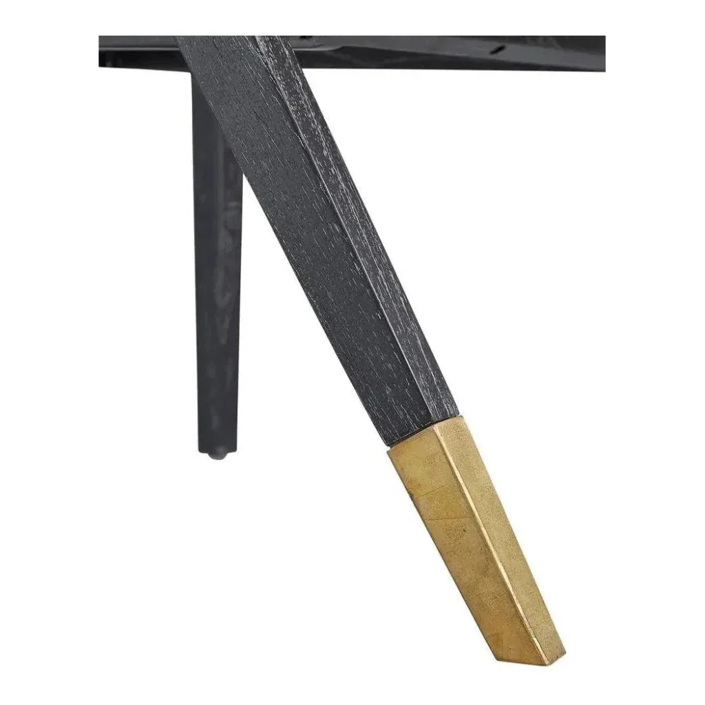 Two Tone Cane & Wood Accent Chair Royce Lounge Chair - LOOMLAN - Furniture Classics - Accent Chairs