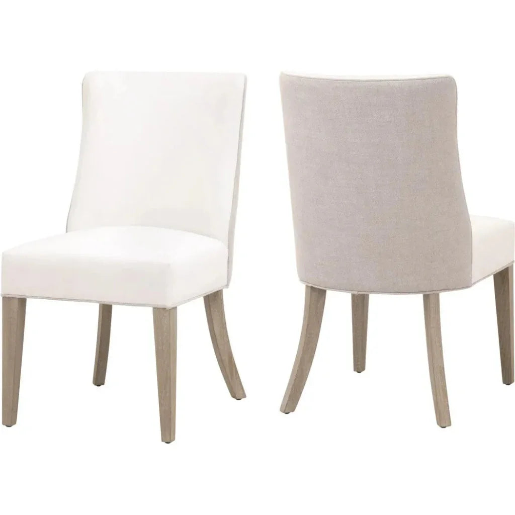 Two Tone Performance Duet Dining Chairs 2PC - LOOMLAN - Essentials For Living - Dining Chairs