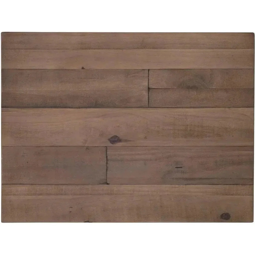 Two - Tone White Reclaimed Wood Provence Nightstand - LOOMLAN - LH Imports - Nightstands