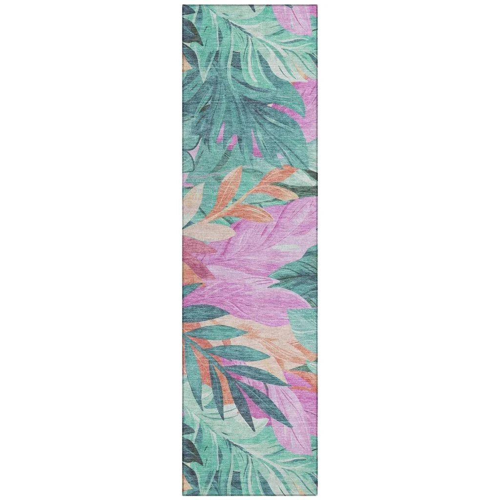 Twystra Teal Washable Indoor - Outdoor Rug - LOOMLAN - LOOMLAN Rugs - Outdoor Rugs