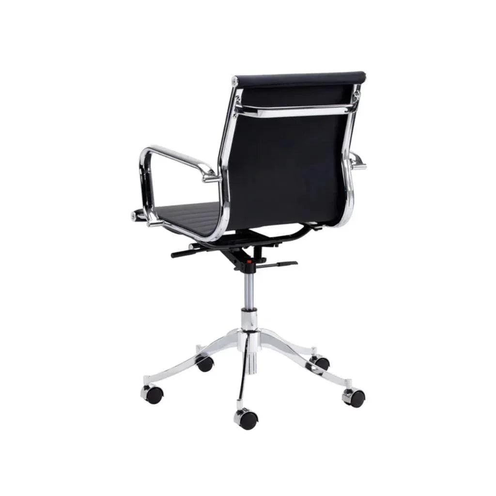 Tyler Leather Office Chair-Office Chairs-SUNPAN-LOOMLAN