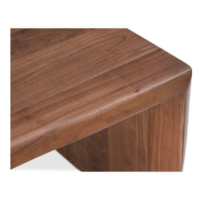 Tyrell Natural Solid Acacia Wood Side Table - LOOMLAN - Moe's Home - Side Tables