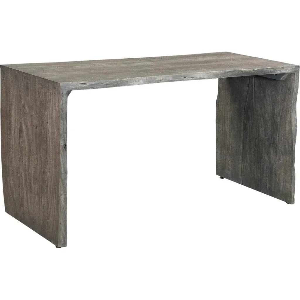 Tyrell Wood Desk-Home Office Desks-Moe's Home-LOOMLAN