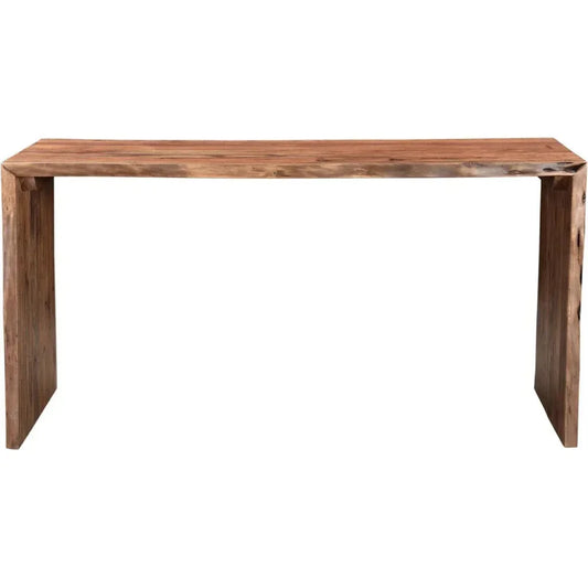 Tyrell Wood Desk-Home Office Desks-Moe's Home-Natural-LOOMLAN