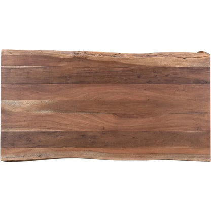 TyrellLive Edge Coffee Table Natural Brown - LOOMLAN - Moe's Home - Coffee Tables