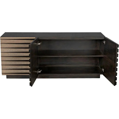 Tyson Sideboard, Ebony Walnut - LOOMLAN - Noir - Sideboards