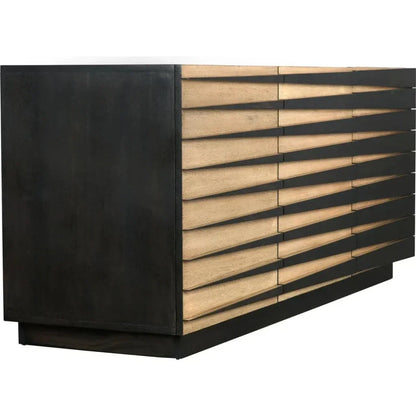 Tyson Sideboard, Ebony Walnut - LOOMLAN - Noir - Sideboards