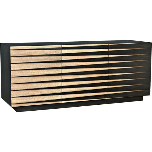 Tyson Sideboard, Ebony Walnut - LOOMLAN - Noir - Sideboards