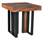 Tyvara Wooden Square Side Table
