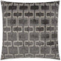 Uffizzi Carbon Geometric Grey Large Throw Pillow Insert - LOOMLAN - D.V. Kap - Throw Pillows