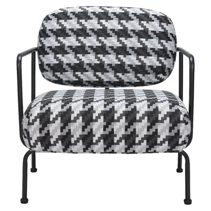 Ulet Black Steel Accent Arm Chair - LOOMLAN - Zuo Modern - Accent Chairs