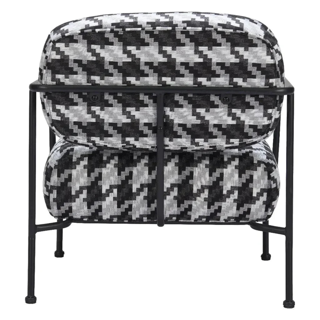 Ulet Black Steel Accent Arm Chair - LOOMLAN - Zuo Modern - Accent Chairs