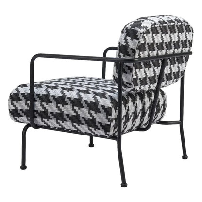 Ulet Black Steel Accent Arm Chair - LOOMLAN - Zuo Modern - Accent Chairs