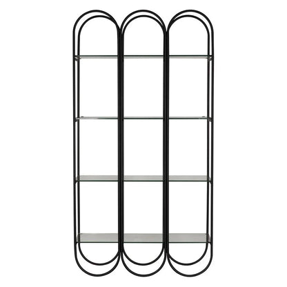 Ulla Steel Black Etagere-Etageres-Noir-LOOMLAN