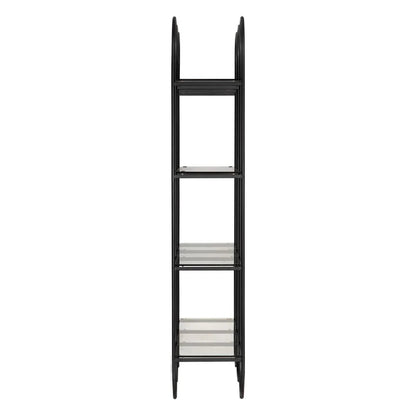 Ulla Steel Black Etagere-Etageres-Noir-LOOMLAN