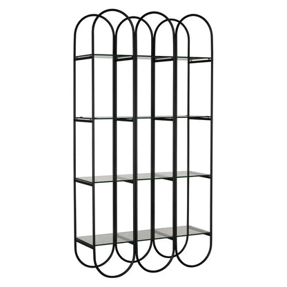 Ulla Steel Black Etagere-Etageres-Noir-LOOMLAN