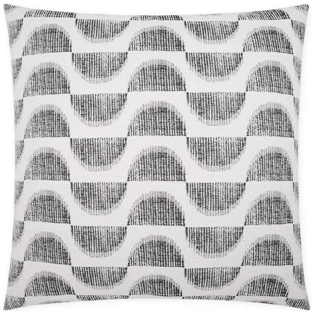 Ullman Domino Geometric Black Large Throw Pillow Insert - LOOMLAN - D.V. Kap - Throw Pillows