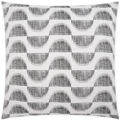 Ullman Domino Geometric Black Large Throw Pillow Insert - LOOMLAN - D.V. Kap - Throw Pillows