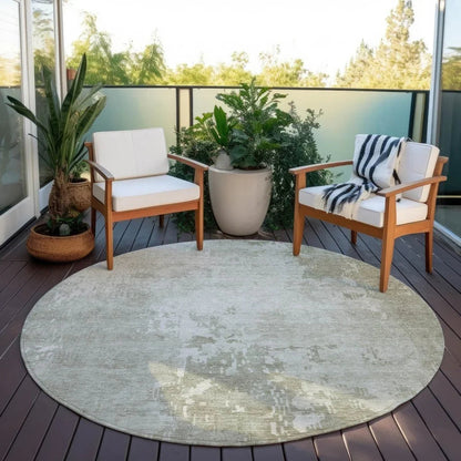 Uma Ivory Washable Indoor - Outdoor Rug - LOOMLAN - LOOMLAN Rugs - Outdoor Rugs