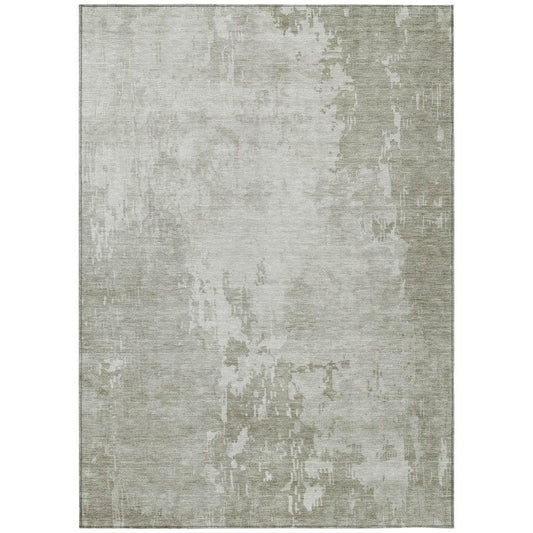 Uma Ivory Washable Indoor - Outdoor Rug - LOOMLAN - LOOMLAN Rugs - Outdoor Rugs