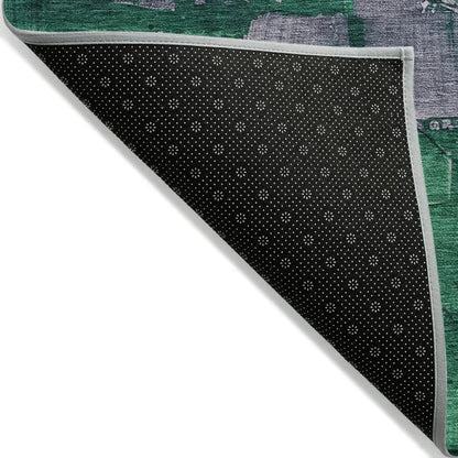 Umberelle Purple Washable Indoor - Outdoor Rug - LOOMLAN - LOOMLAN Rugs - Outdoor Rugs