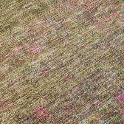 Umbrea Green Washable Indoor - Outdoor Rug - LOOMLAN - LOOMLAN Rugs - Outdoor Rugs