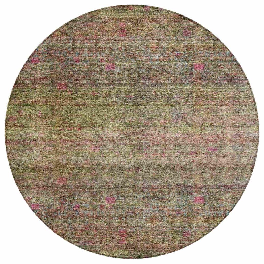 Umbrea Green Washable Indoor - Outdoor Rug - LOOMLAN - LOOMLAN Rugs - Outdoor Rugs