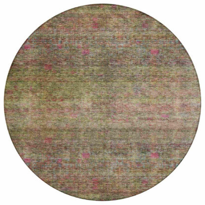 Umbrea Green Washable Indoor - Outdoor Rug - LOOMLAN - LOOMLAN Rugs - Outdoor Rugs